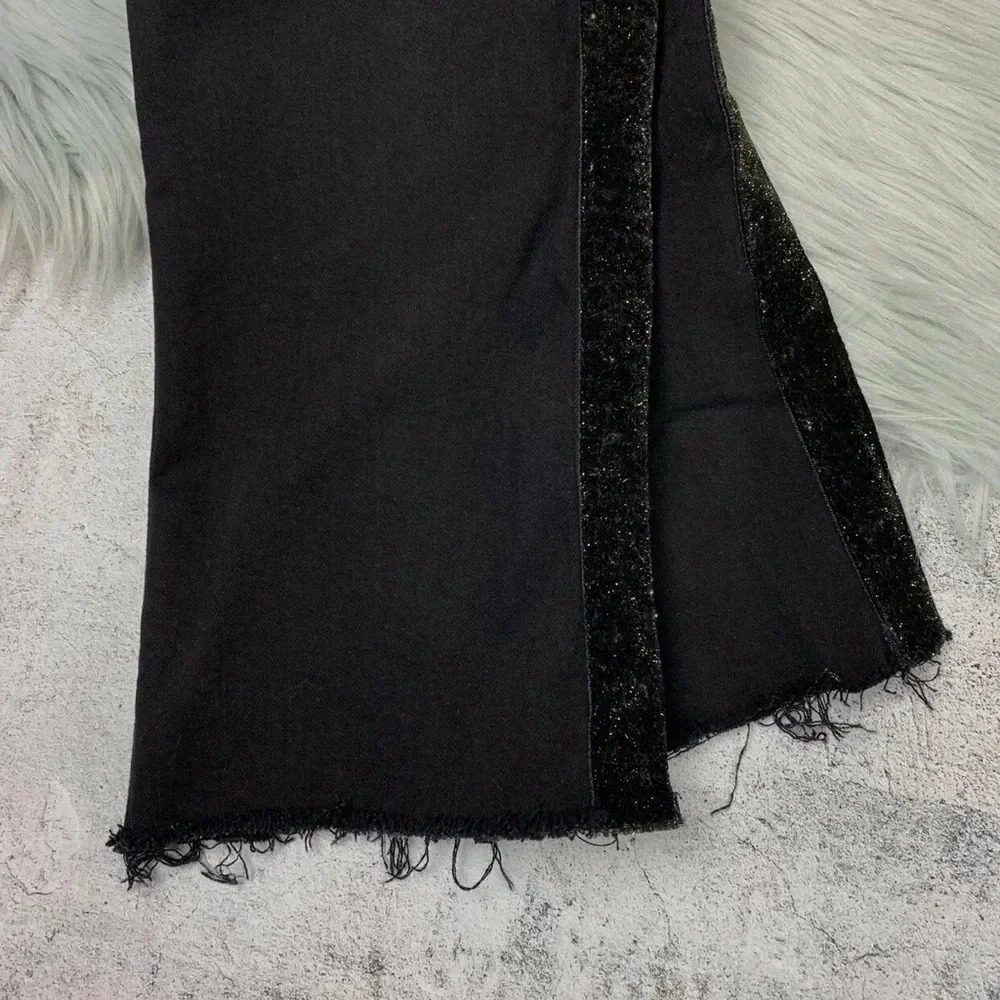FRAME DENIM Le High Straight Jeans Velvet Tux Ray Stagger Women's Size 25 - Picture 8 of 13